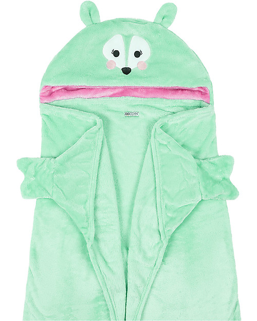 Zoocchini Copertina da Indossare - Cerbiatto- Con cappuccio e guantini! Swaddle di Mussola