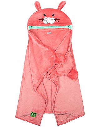 Zoocchini Copertina da Indossare - Coniglio - Con cappuccio e guantini! Swaddle di Mussola
