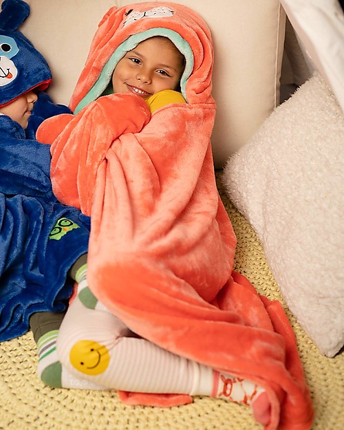 Zoocchini Copertina da Indossare - Coniglio - Con cappuccio e guantini! Swaddle di Mussola
