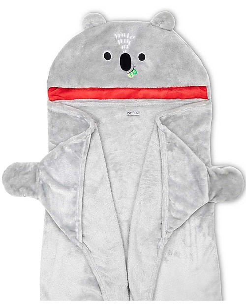 Zoocchini Copertina da Indossare - Koala - Con cappuccio e guantini! Swaddle di Mussola