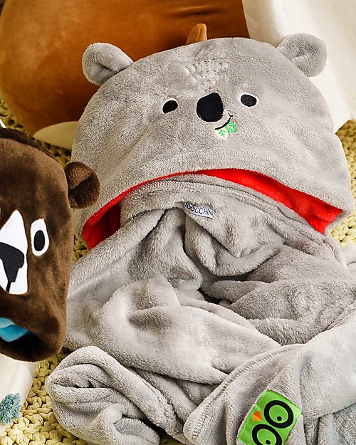 Zoocchini Copertina da Indossare - Koala - Con cappuccio e guantini! Swaddle di Mussola