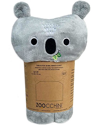 Zoocchini Copertina da Indossare - Koala - Con cappuccio e guantini! Swaddle di Mussola
