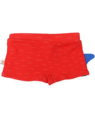 Zoocchini Costume da Bagno Boxer - Dettagli 3D - Sherman lo Squalo - UPF 50+ Boxer Mare