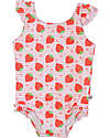 Zoocchini Costume Intero con Volant per Neonato - Fragole Costumi Interi