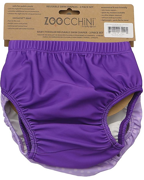 Zoocchini Costumino Contenitivo - Sirenetta - Pacco da 2 Costumi Contenitivi