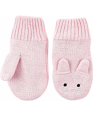 Zoocchini Guanti Baby Knit Mittens, Beatrice il Coniglio - Rivestiti in Caldo Pile! Guanti e Muffole
