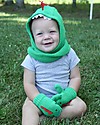 Zoocchini Guanti Baby Knit Mittens, Devin il Dinosauro -  Rivestiti in Caldo Pile! Guanti