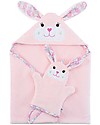 Zoocchini Guanto da Bagno, Beatrice la Coniglietta - 100% cotone Accappatoi e Asciugamani