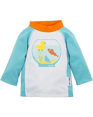 Zoocchini Magliettina Proteggi Raggi Solari, Acquario Costumi Anti Uv