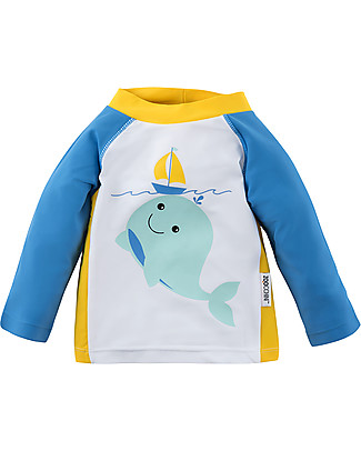 Zoocchini Magliettina Proteggi Raggi Solari - Balena Costumi Anti Uv