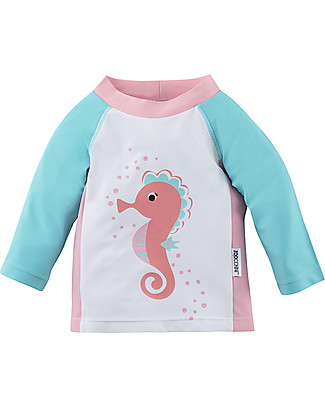 Zoocchini Magliettina Proteggi Raggi Solari - Cavalluccio Marino Costumi Anti Uv