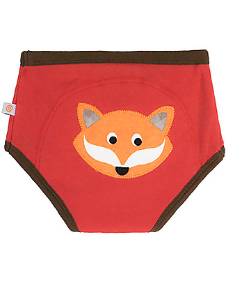 Zoocchini Mutandina Imbottita da Apprendimento, Finley la Volpe - 100% Cotone Biologico Mutandine da Apprendimento