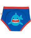 Zoocchini Mutandina Imbottita da Apprendimento, Sherman lo Squalo - 100% Cotone Biologico Slip