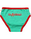 Zoocchini Mutandine Bambina Giorni della settimana - Pacco da 7 - 100% Cotone organico Slip