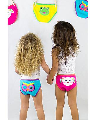 Zoocchini Mutandine Bimba, Amici Animali Calypso - Pacco da 3, 100% cotone bio Slip