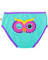 Zoocchini Mutandine Bimba, Amici Animali Calypso - Pacco da 3, 100% cotone bio Slip