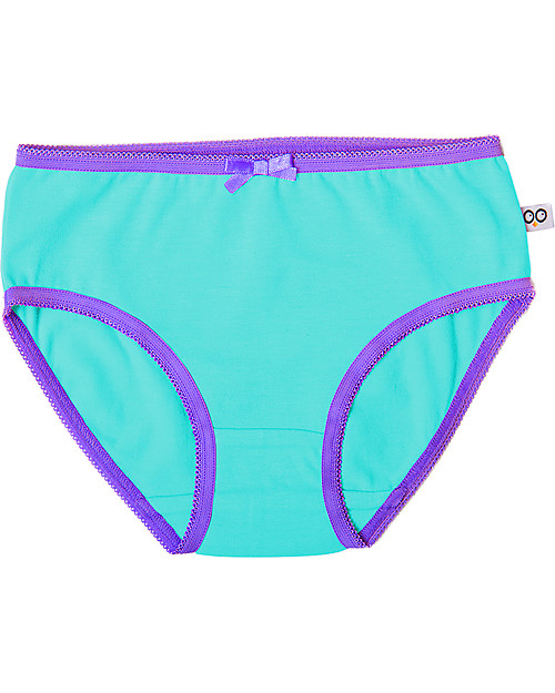 Zoocchini Mutandine Bimba, Amici Animali Calypso - Pacco da 3, 100% cotone bio Slip