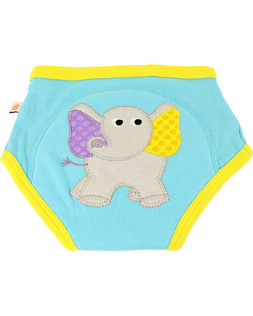 Zoocchini Mutandine Imbottite da Apprendimento - Amici dello Zoo - Bimba - Pacco da 3 - 100% Cotone organico Slip