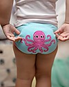 Zoocchini Mutandine Imbottite da Apprendimento - Amici dell'Oceano - Bimba - Pacco da 3 - 100% Cotone Bio Slip