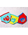 Zoocchini Mutandine Imbottite da Apprendimento - Amici dell'Oceano - Bimbo - Pacco da 3 - 100% Cotone Bio Slip