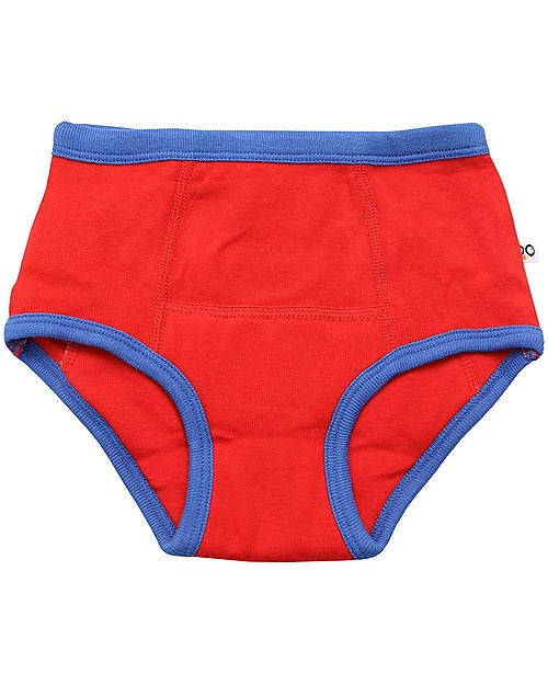 Zoocchini Mutandine Imbottite da  Apprendimento - Pirati - Bimbo - Pacco da 3 - 100% Cotone organico Slip