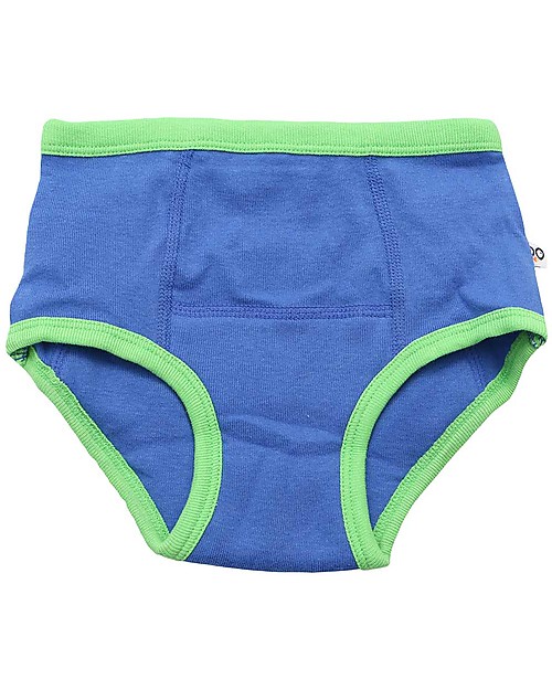 Zoocchini Mutandine Imbottite da  Apprendimento - Pirati - Bimbo - Pacco da 3 - 100% Cotone organico Slip