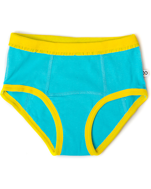 Zoocchini Mutandine Imbottite da Apprendimento Safari Bimba - Pacco da 3 - 100% cotone bio Slip