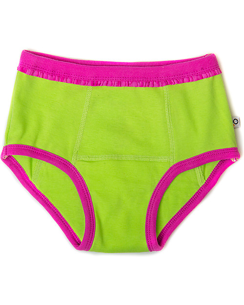 Zoocchini Mutandine Imbottite da Apprendimento Safari Bimba - Pacco da 3 - 100% cotone bio Slip