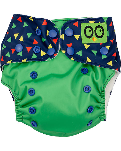 Zoocchini Pannolino Lavabile - Devin, il Dinosauro - 2 Inserti Assorbenti Inclusi - 3-16 kg Pannolini Lavabili