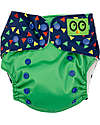 Zoocchini Pannolino Lavabile - Devin, il Dinosauro - 2 Inserti Assorbenti Inclusi - 3-16 kg Pannolini Lavabili