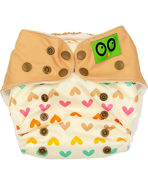 Zoocchini Pannolino Lavabile - Fiona, il Cerbiatto - 2 Inserti Assorbenti Inclusi - 3-16 kg Pannolini Lavabili