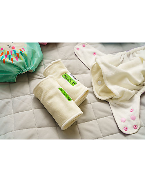 Zoocchini Pannolino Lavabile - Fiona, il Cerbiatto - 2 Inserti Assorbenti Inclusi - 3-16 kg Pannolini Lavabili