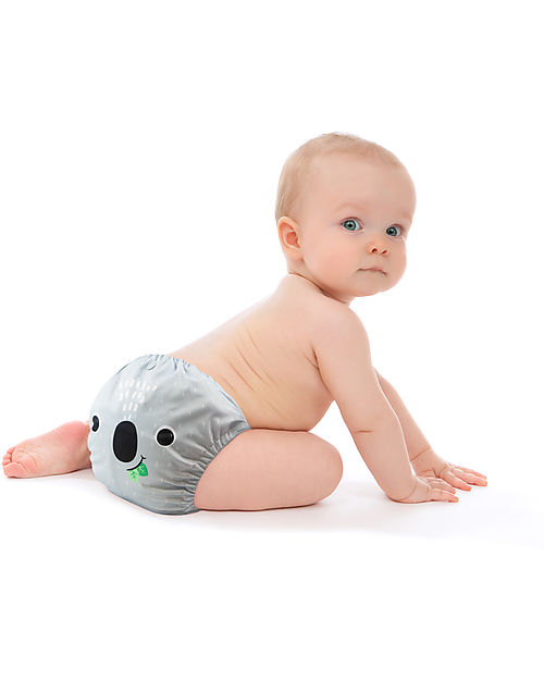 Zoocchini Pannolino Lavabile - Koala - 2 Inserti Assorbenti Inclusi - 3-16 kg Pannolini Lavabili