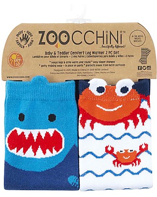 Zoocchini Scaldamuscoli Comfort, Oceano - Set 2 paia - Per mille usi da 6 a 36 mesi! Leggings