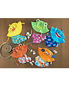 Zoocchini Set Baby Costumino Contenitivo + Cappellino, Squalo - UPF 50+ Costumi Contenitivi