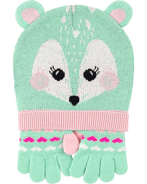 Zoocchini Set Cappello e Guanti Invernali - Cerbiatto Guanti