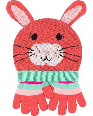 Zoocchini Set Cappello e Guanti Invernali - Coniglietto Guanti