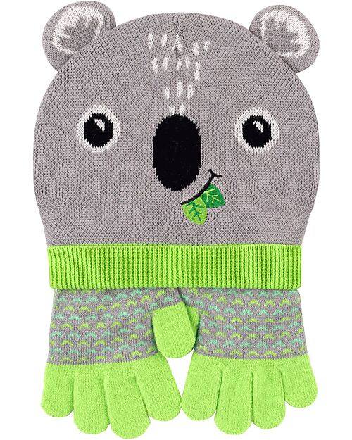 Zoocchini Set Cappello e Guanti Invernali - Koala Guanti