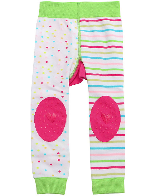 Zoocchini Set Leggings e Calzini Antiscivolo Dai il Dinosauro Grip+Easy Leggings