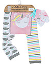 Zoocchini Set Leggings e Calzini Antiscivolo Grip+Easy - Allie Unicorno Leggings