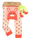 Zoocchini Set Leggings e Calzini Antiscivolo Grip+Easy - Bella il Coniglio Leggings