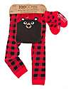 Zoocchini Set Leggings e Calzini Antiscivolo Grip+Easy - Bosley l'Orso Leggings