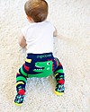 Zoocchini Set Leggings e Calzini Antiscivolo Grip+Easy - Devin il Dinosauro Leggings