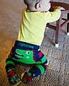 Zoocchini Set Leggings e Calzini Antiscivolo Grip+Easy - Devin il Dinosauro Leggings