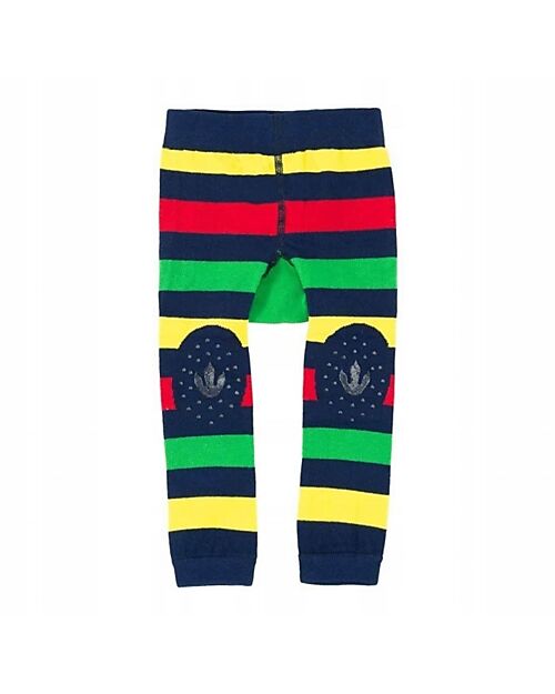 Zoocchini Set Leggings e Calzini Antiscivolo Grip+Easy - Devin il Dinosauro Leggings