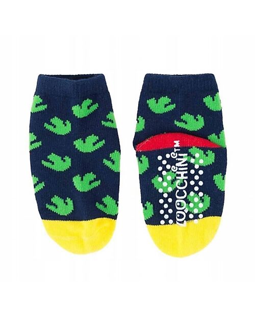 Zoocchini Set Leggings e Calzini Antiscivolo Grip+Easy - Devin il Dinosauro Leggings