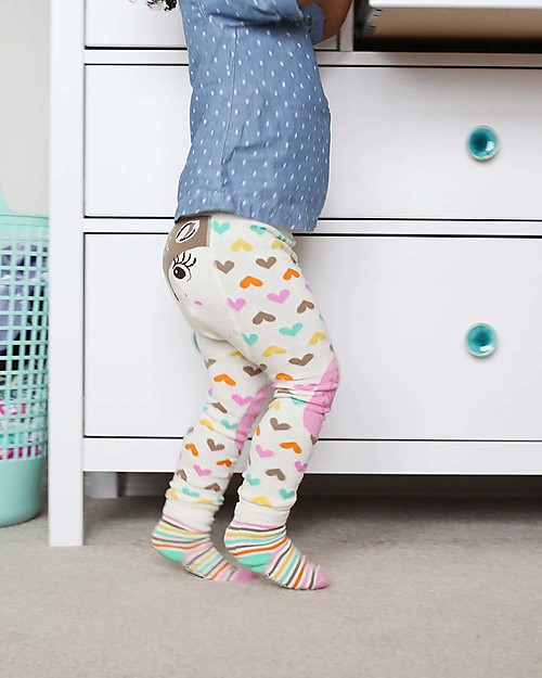 Zoocchini Set Leggings e Calzini Antiscivolo Grip+Easy - Fiona il Cerbiatto Leggings