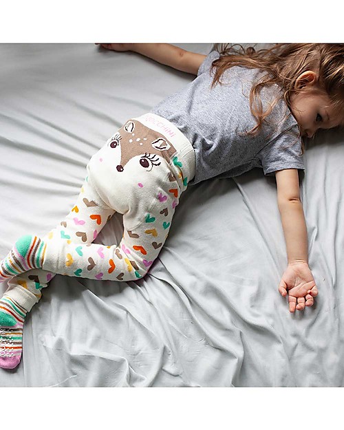 Zoocchini Set Leggings e Calzini Antiscivolo Grip+Easy - Fiona il Cerbiatto Leggings
