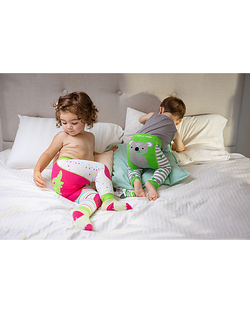 Zoocchini Set Leggings e Calzini Antiscivolo Kai il Koala Grip+Easy Leggings