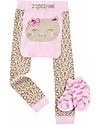 Zoocchini Set Leggings e Calzini Antiscivolo Kallie la Gattina Grip+Easy Leggings